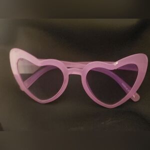 Stylish Purple Heart Sunglasses